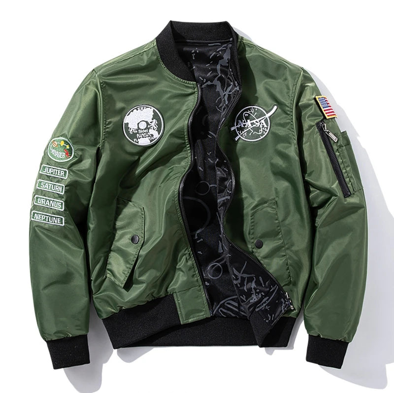 graphic outerwear featuring rainbowtouches mens jacket fashion street wear flying jacket mens sports jacket coat autumn and winter loose printing jacket design – premium quality jacket for men