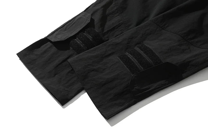 high new luxury men 2023 cotton under my car zip up comfortable nylon parkour sweat casual pants sports khaki cargo a05 unique cargo style 1649