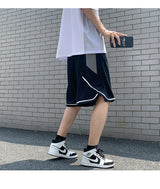 2023 summer new fashion shorts men loose pants shorts korean version all match casual sports pants men boutique clothing unique shorts style 3796