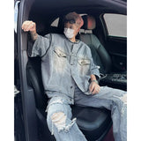 panel varsity outerwear, 2025 trend, for men, fall streetwear outfit, oversized style, layered fashion, modern aesthetic, graphic detail