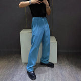 mens trousers simple business light casual pants autumn british style all match comfortable straight pants mens clothing 2024 unique default style 212