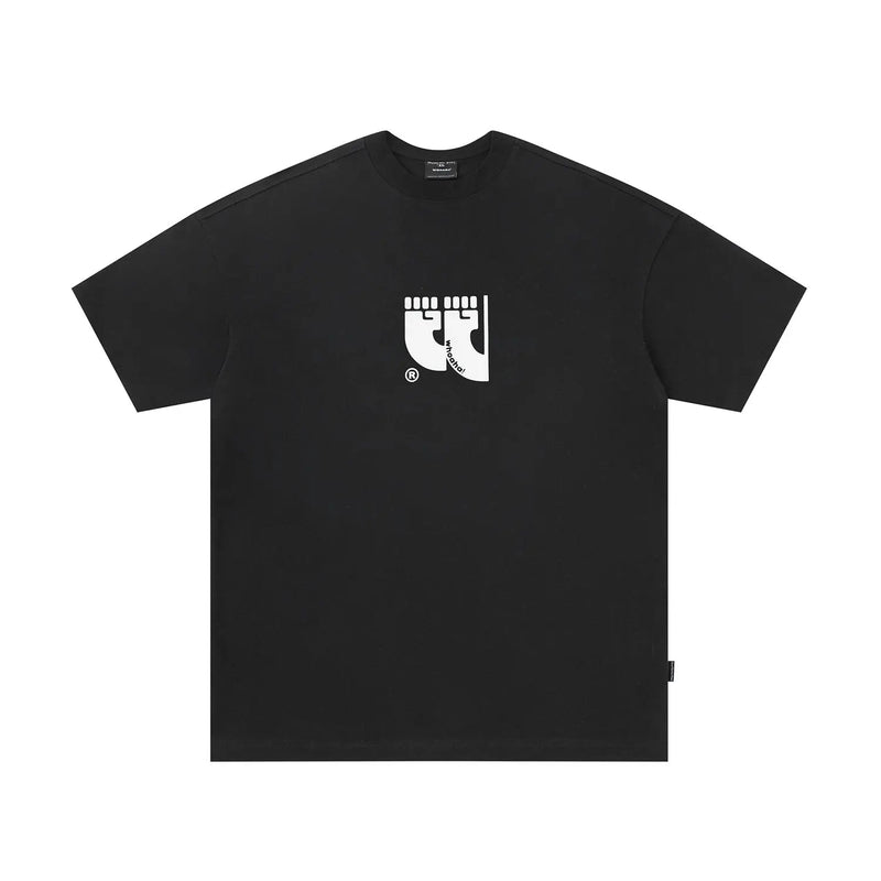 Vaporwave Chrome logo – Korean Style Fist Y2K Trendy Brand Personalized Creative Pri