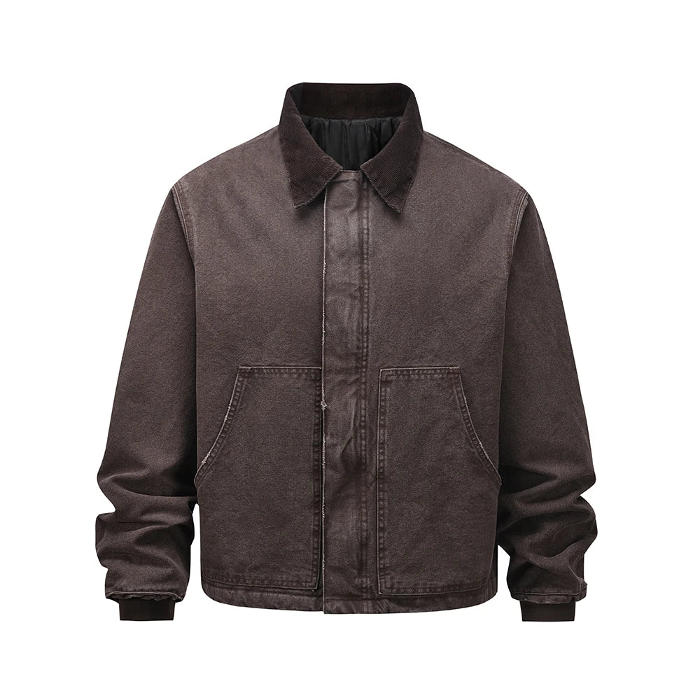 Jacket fleece chaquetas streetwear hombre thick