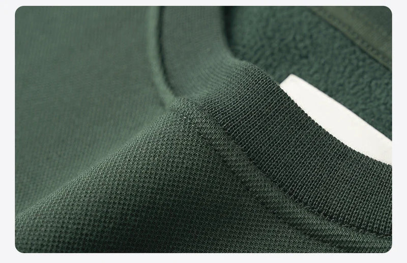 2024 New Autumn And Winter Blue Warm Fleece Fabric Sweatshirt Trendy M