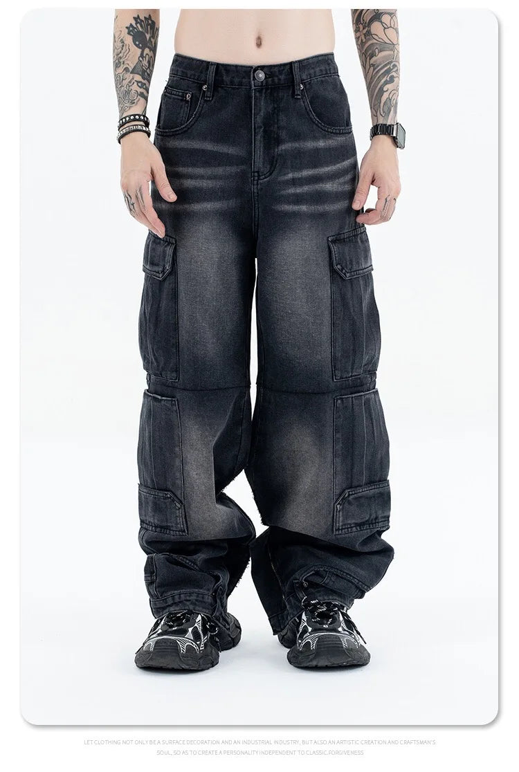 The new autumn and winter jeans are on backwards