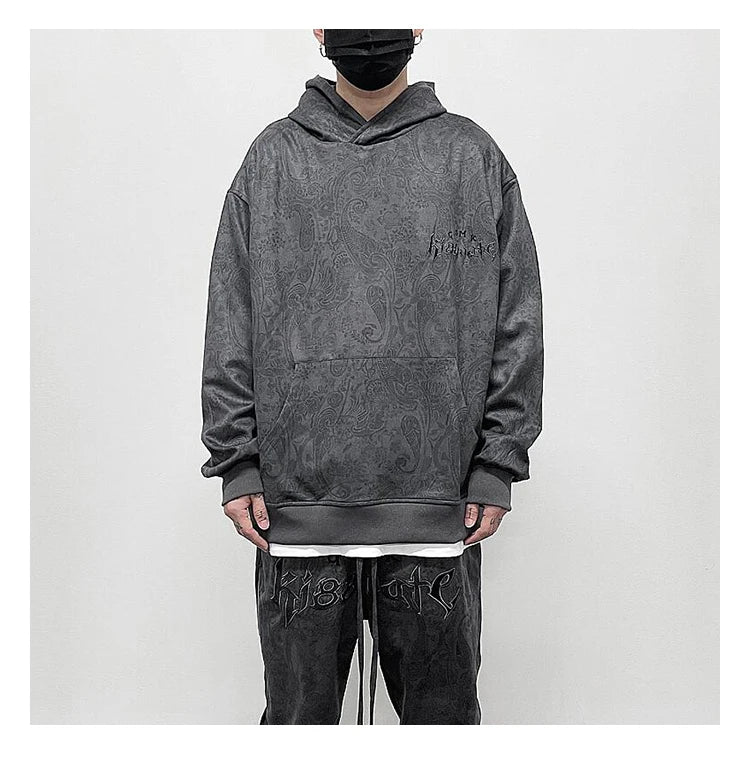 Vaporwave Drop – Fashion Paisy Hoodies Pullover Casual Suede Hooded – Streetwear Fashion for Men & Women