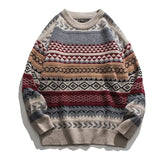 varsity knit sweater with retro streetwear styling for fall and winter outfits, ideal for men’s fashion and seasonal streetwe