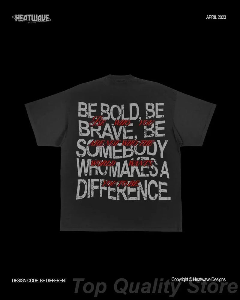 Glitchcore Vintage print – New Gothic Style Mouth Spider Letter Printed Large Pattern T