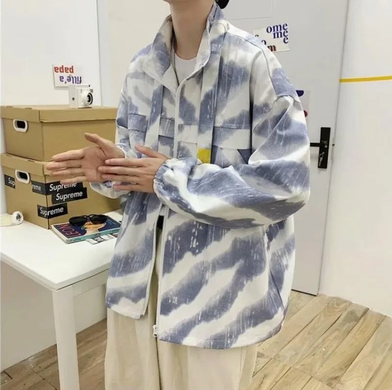 minimalist streetwear jacket, bold fashion piece, aesthetic