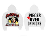 Y2K Womens Clothing Hoodie Sweatshirt Long Sleeved Pullover Oversize S