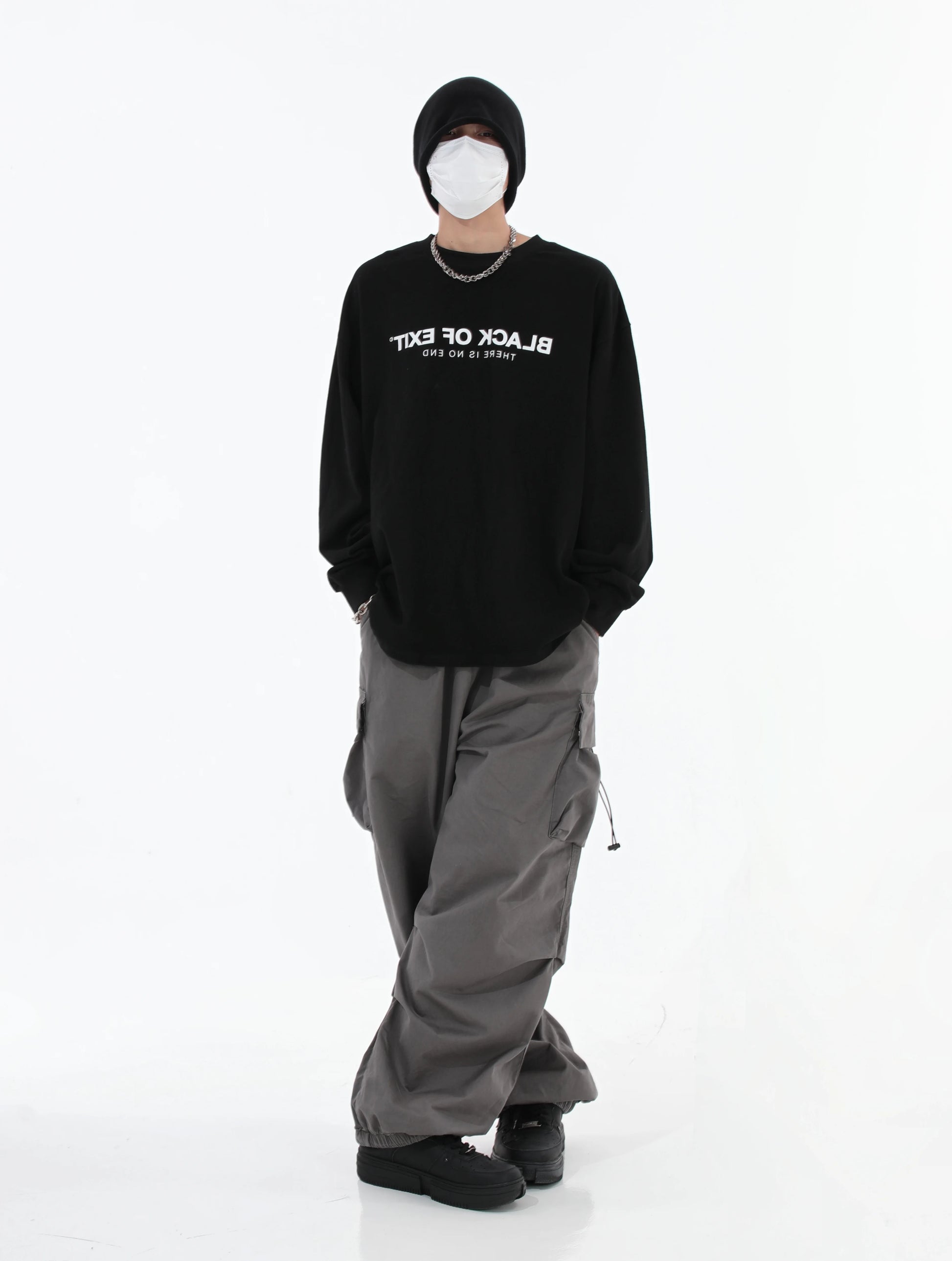 hip hop loose fit elastic waist pants fashion side pocket pants streetwear mens new spring summer casual baggy pants joggers unique joggers style 456