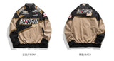 fashion racing style jacket coat mens letter embroidery loose coats unisex streetwear new casual motorcycle jackets outerwear - variant style 8ceebe for streetwear fashion