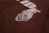 Glitchcore Fashion – Fashion Skull Embroidery Hoodies Pullover Hooded – Streetwear Fashion for Men & Women