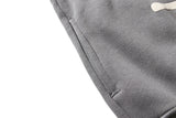 High Street Letter Foam Skull Vintage Fleece Hooded Hoodies Men And Wo