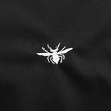 New 2021 Luxury Men Classic Embroidered bee stripe Ribbon Fashion Cotton Casual Shirts Shirt High Quality Short Sleeves A65