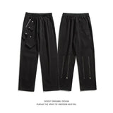 men streetwear fashion loose casual wide leg techwear cargo pants track trousers women harem trousers joggers sweatpants sporty tapered joggers