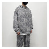 Vaporwave Drop – Fashion Paisy Hoodies Pullover Casual Suede Hooded – Streetwear Fashion for Men & Women