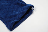 2024 spring and autumn mid waist straight jacquard velvet knitted trousers loose wide leg pants urban casual pants men and women unique default style 2049