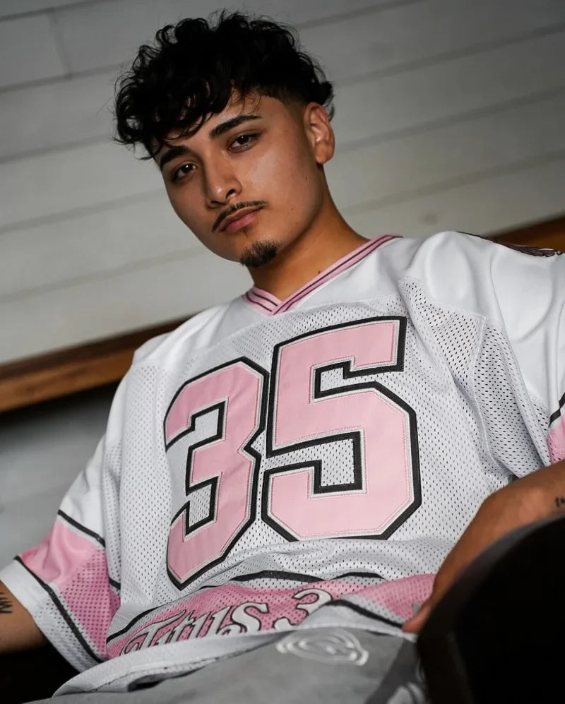 Cyberpunk Chrome logo – Summer Trend Embroidered Pattern Letter Oversized T Shirt Me