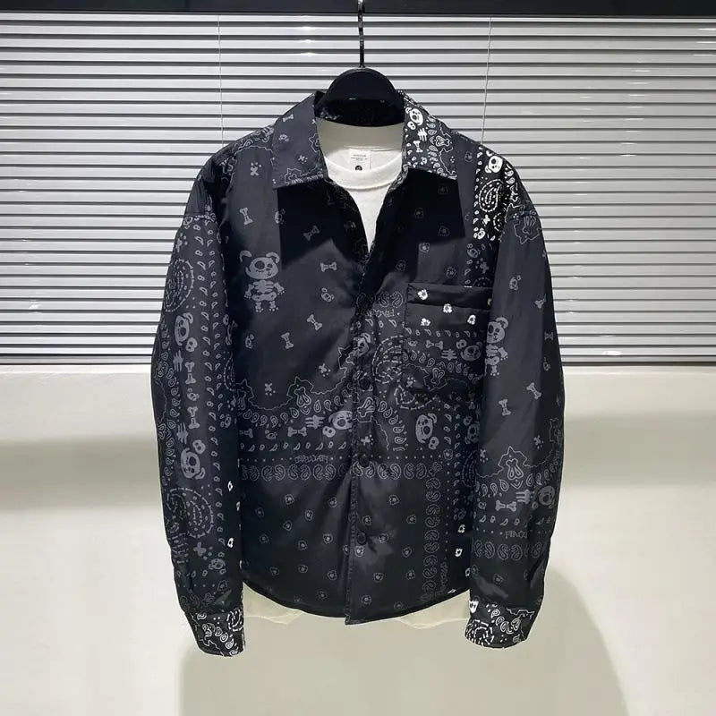 2023 Early Winter Shirt Lightweight Down Jacket Coat Trendy Fashion Luminous