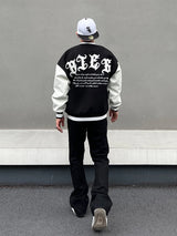 mens embroidery baseball jackets and coats casual single button patchwork hip hop streetwear warm bomber jacket outerwear nan - variant style 34fbf8 for streetwear fashion