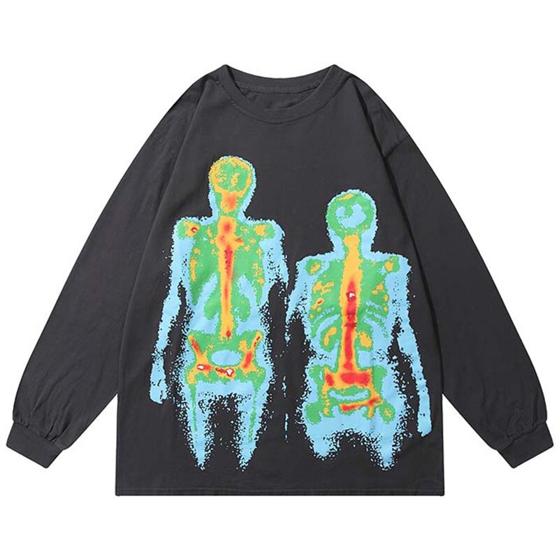 "Distressed" Unisex Men Women Streetwear Graphic Sweatshirt Daulet Apparel