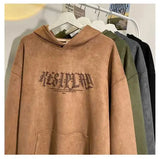 Autumn And Winter Coats For Men American Trendy Brand Loose Suede Swea