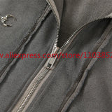 2024 Autumn Winter Vintage Heavy Weight Washed Hooded Long Sleeved Swe