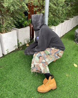 High Street Trendy Brand Retro Distressed Sweatshirt Men Y2K Harajuku