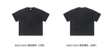 2024 Wax Dyed Vintage Tshirts Distressed Washing Edge Grinding cotton Tshirt for Mens European and American Short Sleeves Tees