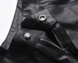 men japanese streetwear fashion vintage hip hop punk gothic cleanfit black coated flare pant man trousers unique default style 1380