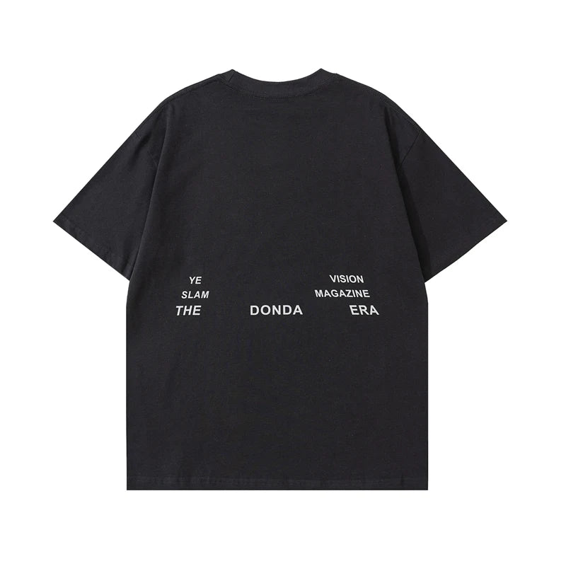 Glitchcore Oversized shirt – Frog Drift Fashion Streetwear Cpfm Kanye West Ye Black Donda