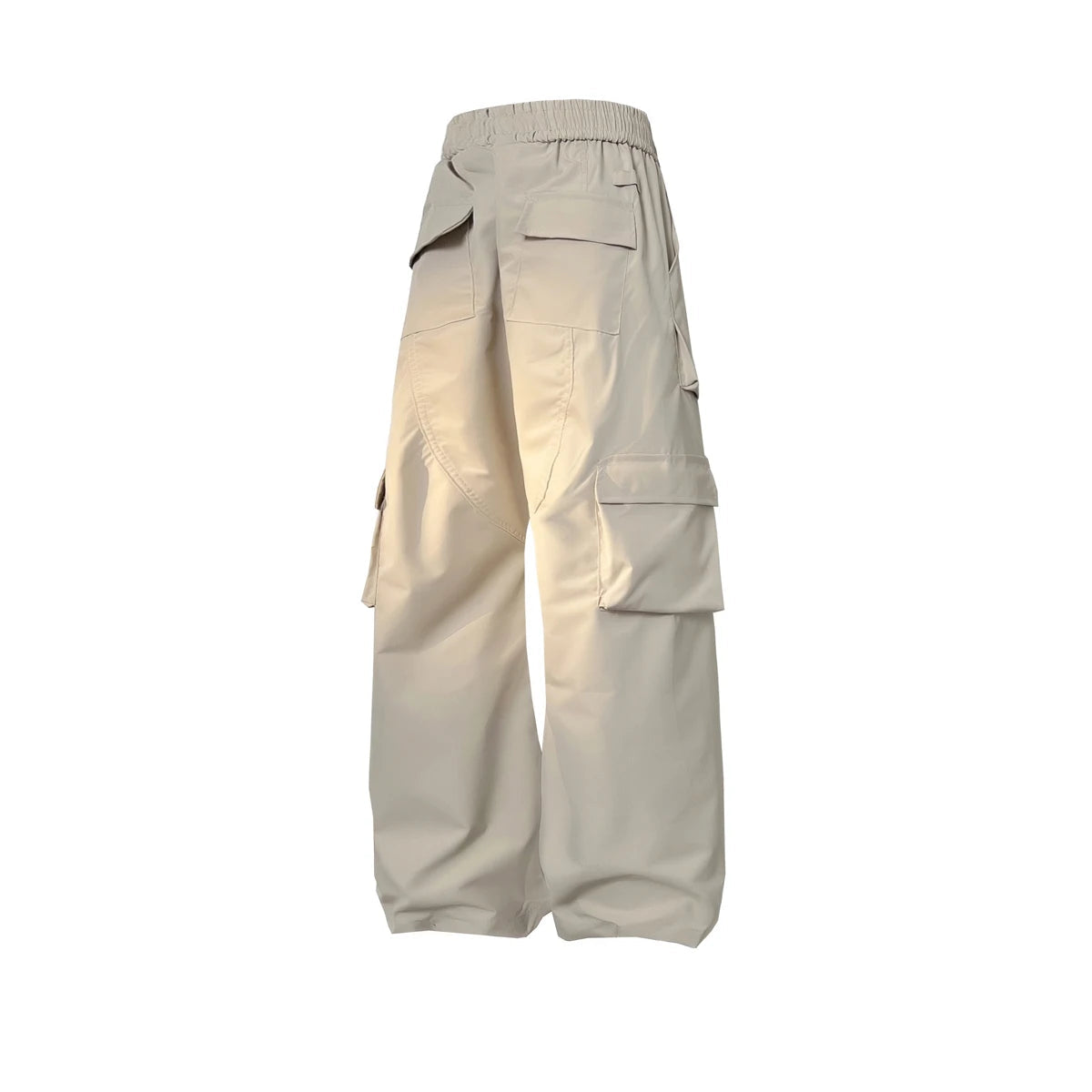 multi pocket mens wide leg straight cargo pants korean fashion track pants male casual loose mopping trousers four seasons baggy cargo bottoms