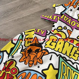 Towel Embroidered Cartoon Camouflage Glo Gang The Glory Full Zip Hoodi