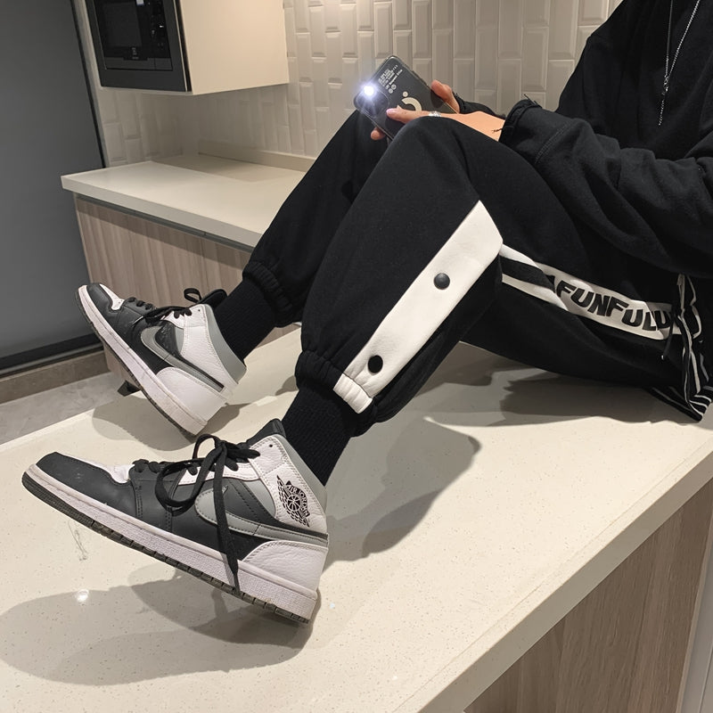 2023 new sports casual pants mens clothing youth spring and autumn loose pants boutique clothing simple style men clothing unique default style 4075
