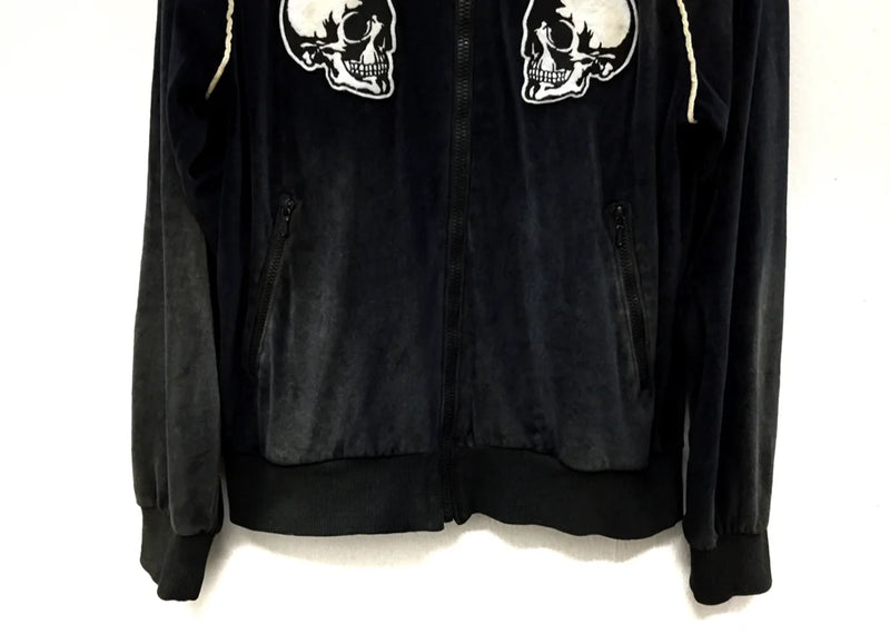 menswear fashion piece featuring new 2023 luxury men skull head velour skull number nine embroidered bomber coats jackets down coats cotton warm winter 36 design – premium quality jacket for men