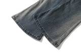 y2k washed gradient jeans pants blue stretch floor mop pants distressed casual micro speaker baggy mens and womens flare jean unique jeans style 114