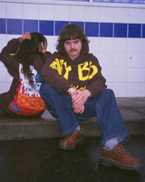 Y2k Pullover Print Pattern Long Sleeved Hoodie Hoodie Clothing Vintage Street Rap Trend Wear High Street