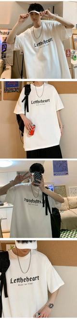 Y2k Graphic tee – Mens Streetwear T Shirt Summer Harajuku Fashion Letter Goth