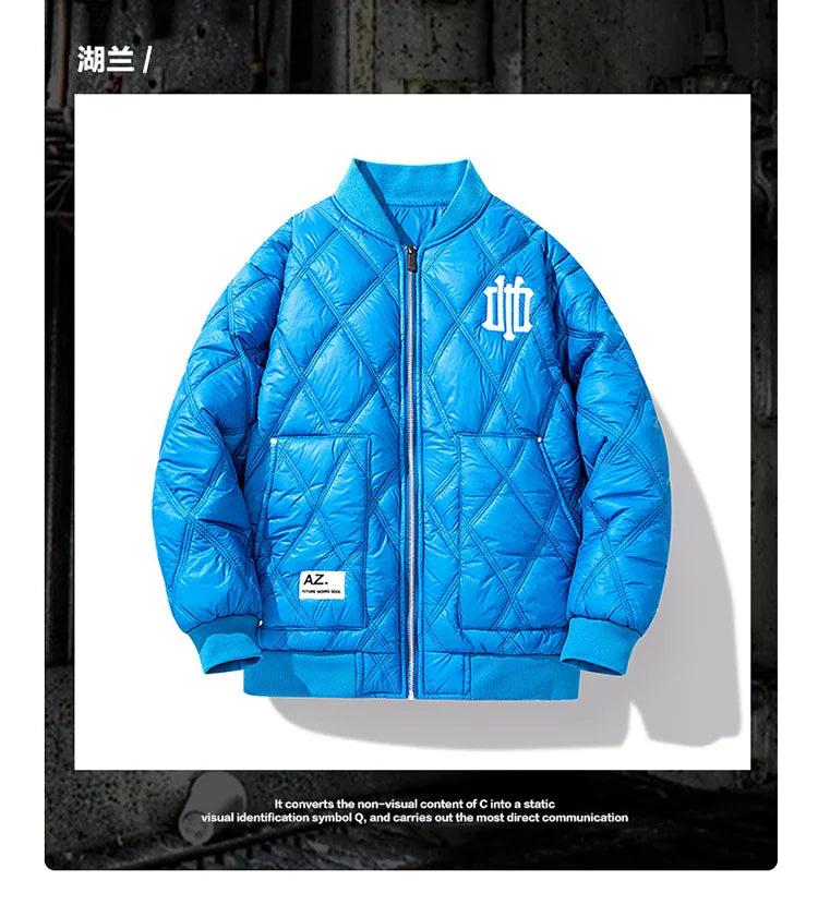 Winter men's cotton jacket stand-up collar baseball jacket men's cotton jacket