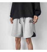Korean fake two-piece sports basketball shorts men summer American fashion brand high street versatile couple retro sweatpants