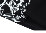 Skatercore Aesthetic print tee – 2023 Harajuku Cartoon Girl Cat Japanese Kanji Graphic T Shir