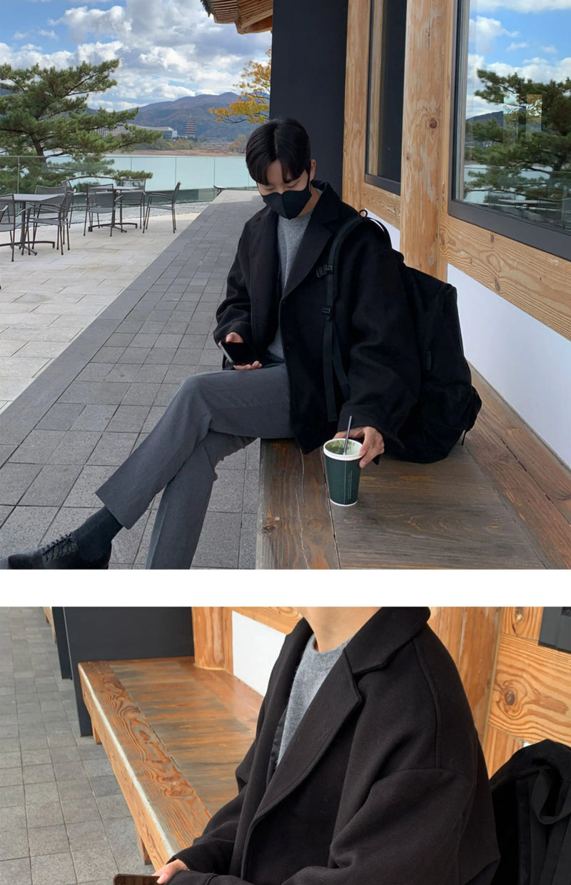 zip-up streetwear jacket, fall/winter fashion, men's streetwear fashion, trendy oversized fit, urban techwear design, modern 