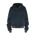 New Plaid Color Blocked Sweatshirt Jacket Mens Cotton High Street Japa