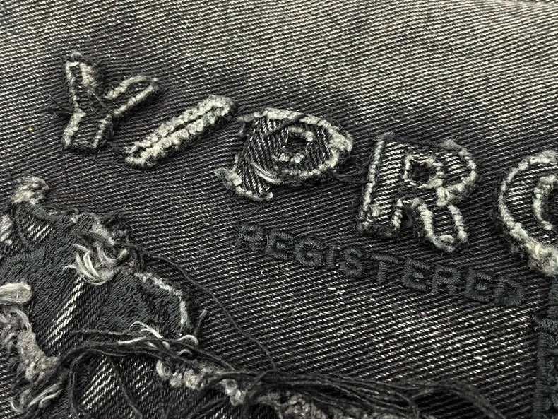 New 2024 Capacity Embroidered Project Messenger Strap Bag Men Women High Quality denimFunctional Shoulder Bags #787