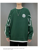 Y2K Vintage Letter Printed Pullovers Hoodies For Men Korean Fashion Ne