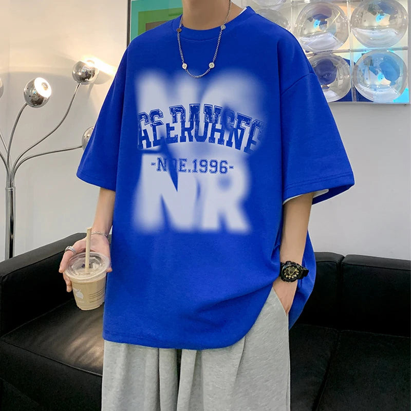 Vaporwave Graphic tee – 2024 New Short Sleeve T Shirt For Men American Hip Hop Fashion