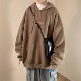 Autumn Letter Printed Half Zipper Hoodies For Men Y2K Streetwear Loose Hooded Sweatshirts New Vintage Fashion Pullover Hoody