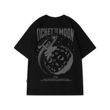 Harajuku Tribal flames – Mens Oversized Hip Hop Tshirt Funny Creative Printing Y2K St