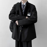 Mens Japanese College Student Uniform Jacket 2024 New Spring College Style School Uniform Stand Collar Blazer Slim Fit Unisex